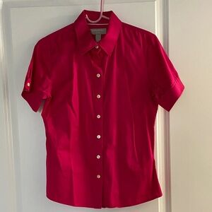 Banana Republic Fuchsia Button-Down Shirt